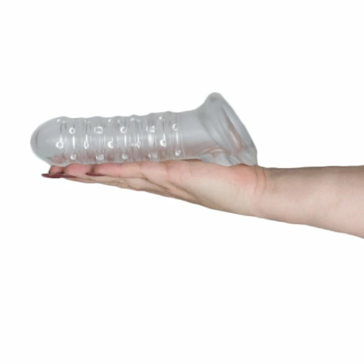 Discount ⭐ Bondara Clear Textured Cock Sleeve With Ball Strap ✨ 5 Discount ⭐ Bondara Clear Textured Cock Sleeve With Ball Strap ✨ - Image 5