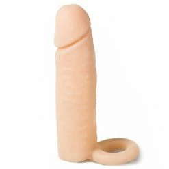 Top 10 ❤️ Bondara Realistic Cock Extension Sleeve With Ball Ring 🎁