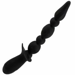 Flash Sale ⭐ Bondara Merlin Silicone 10 Function Rechargeable Beaded Anal Vibe 😉