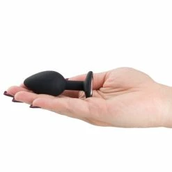 Cheap ⌛ Bondara&Sex Bejewelled Black Silicone Butt Plug ? 2.5, 3 Or 3.5 Inch 🔥 -Male Sex Toys Shop unnamed file 400