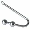 Budget 🤩 Torment Stainless Steel Double Ball Anal Hook 🎁