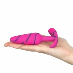 Flash Sale 👏 Mon Amour Pink Marble Silicone Butt Plug - 4, 4.8, Or 5.8 Inch 🛒 -Male Sex Toys Shop unnamed file 565