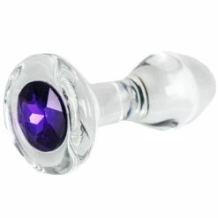 New 🧨 Glacier Glass Jewelled Butt Plug ? 4 Inch 🥰