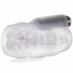 Top 10 ✔️ Bondara Silver Bullet Clear Vibrating Masturbator - 3.5 Inch 👍