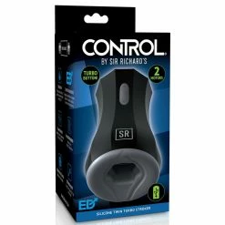Promo ⌛ Bondara&Sex Control By Sir Richard?s Silicone Twin Turbo Stroker - 6.25 Inch 👏 -Male Sex Toys Shop unnamed file 735