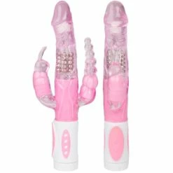 Buy 🔥 Bondara&Sex The Triple Treat Pink 3-Way Rabbit Vibrator ✨